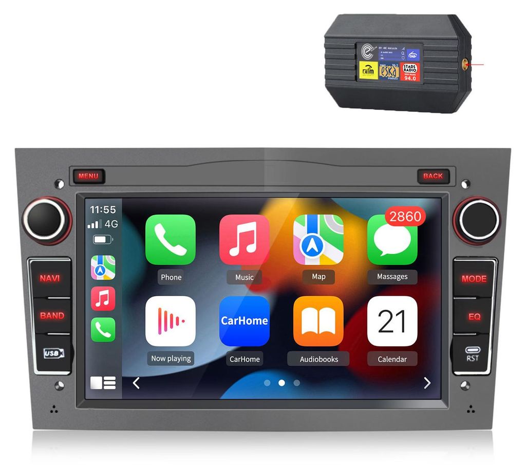Mit DAB+ Radio Typ-C Für Opel Astra H Corsa C D Meriva Zafira A B Android Auto Autoradio Carplay GPS Navigation USB WIFI 2+64GB 7 Zoll RDS