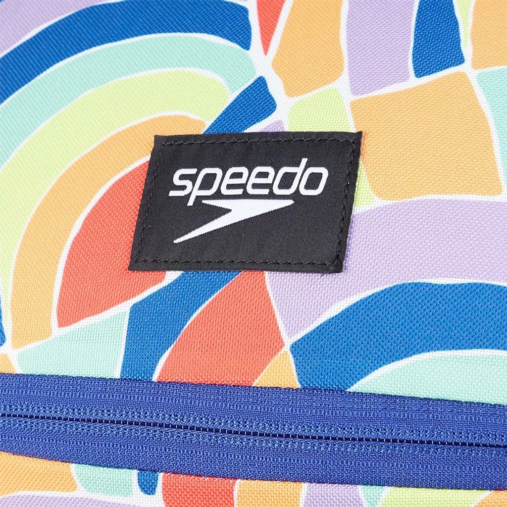 Sac de Natation Spacieux Speedo Teamster 2.0 35L - Bleu Orange Jaune - 4
