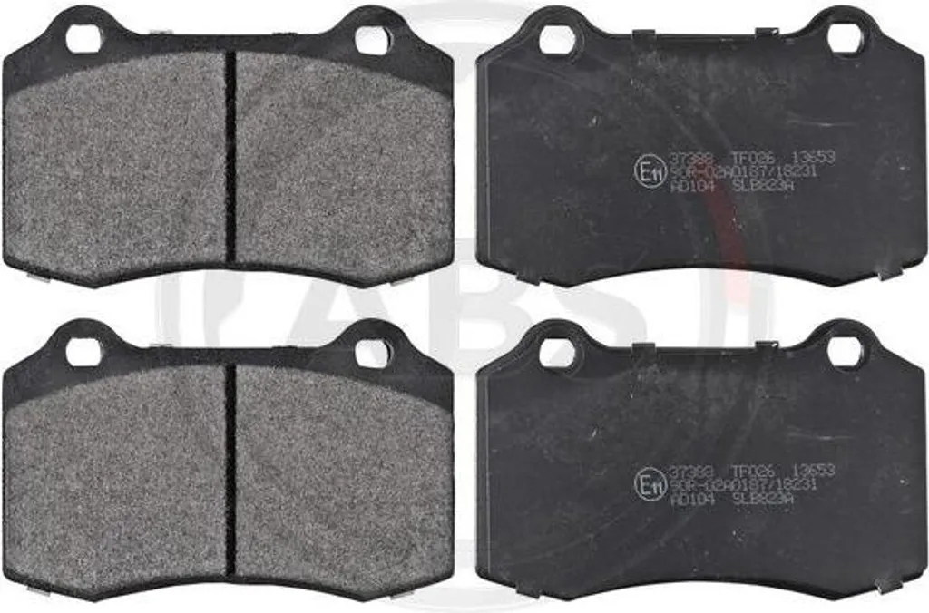 Plaquettes de frein A.B.S. 37388 anti-bruit pour Chrysler 300 C et XJ