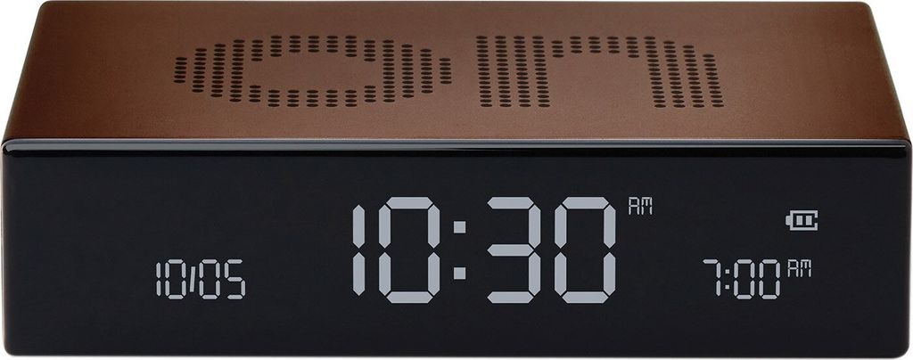 Lexon LR152BZ Digitalwecker Flip Premium Bronze 1