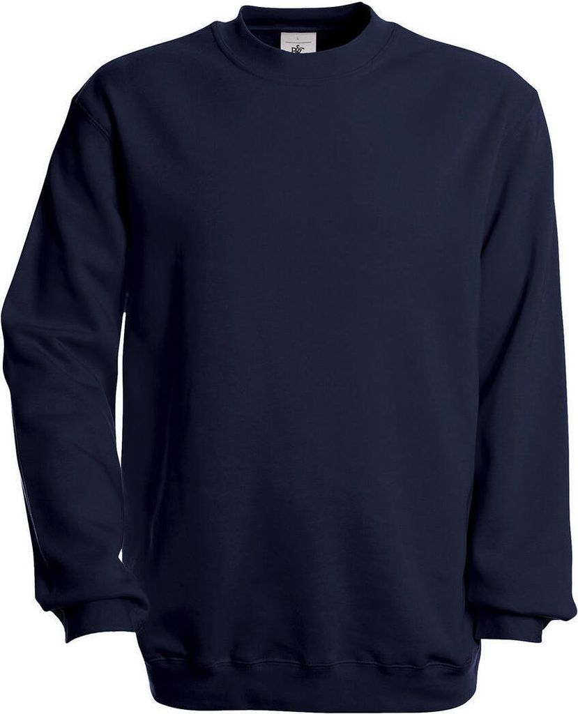 B&C WU600 | Set In Sweatshirt / Pullover - Farbe: Navy - Größe: S