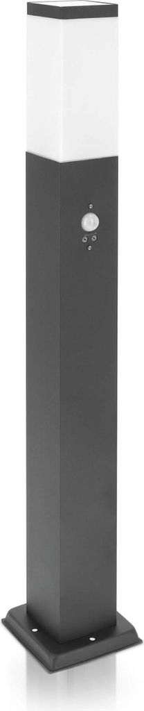 LED Wegeleuchte eckig 80cm mit Bewegungsmelder anthrazit