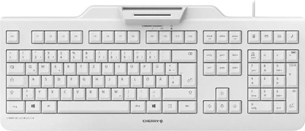 Clavier Cherry QWERTZ pour saisie intensive et bureautique pro Gris