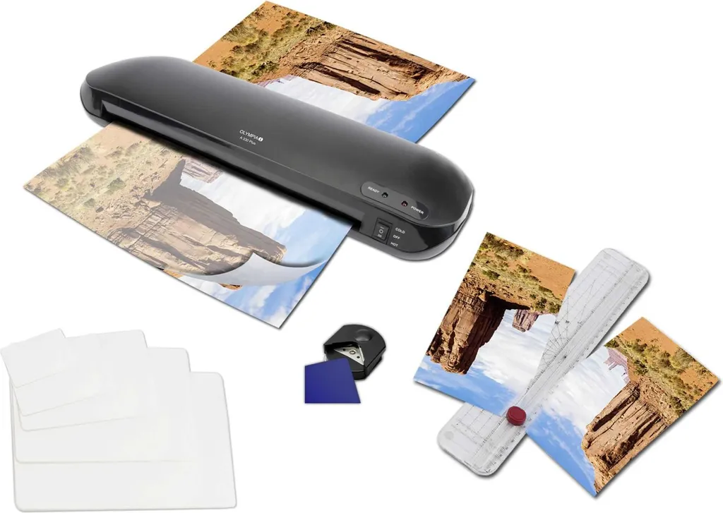 Design e Protezione: Plastificatrice Olympia A 330 Plus Set A3