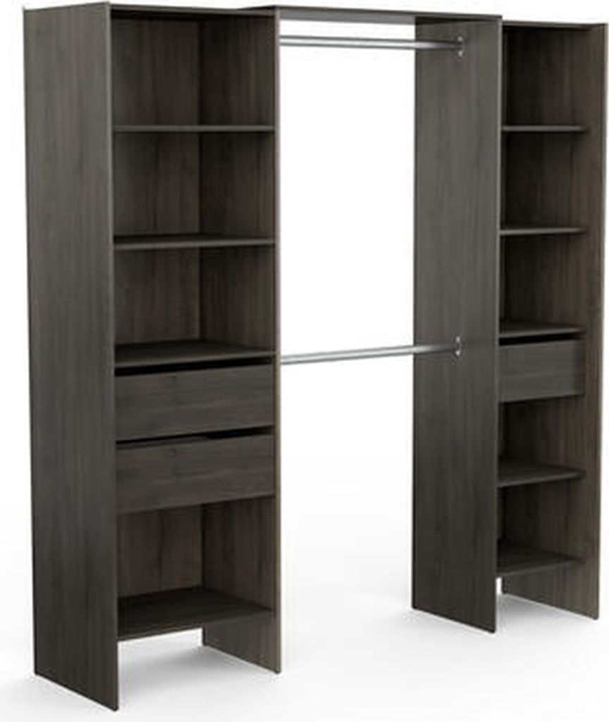 Kleiderschrank >Miami< in Kronberg Eiche/waterford - 192x205x50 (BxHxT)