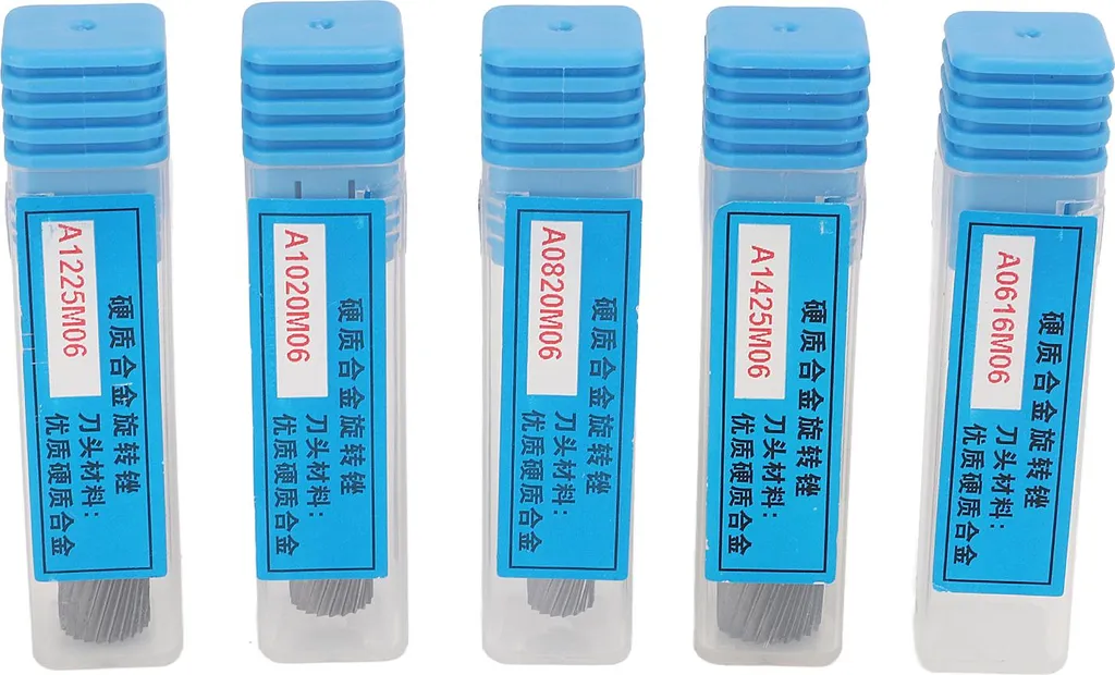 Jeu de 5 fraises en carbure de tungstène avec tige de 6mm pour gravure