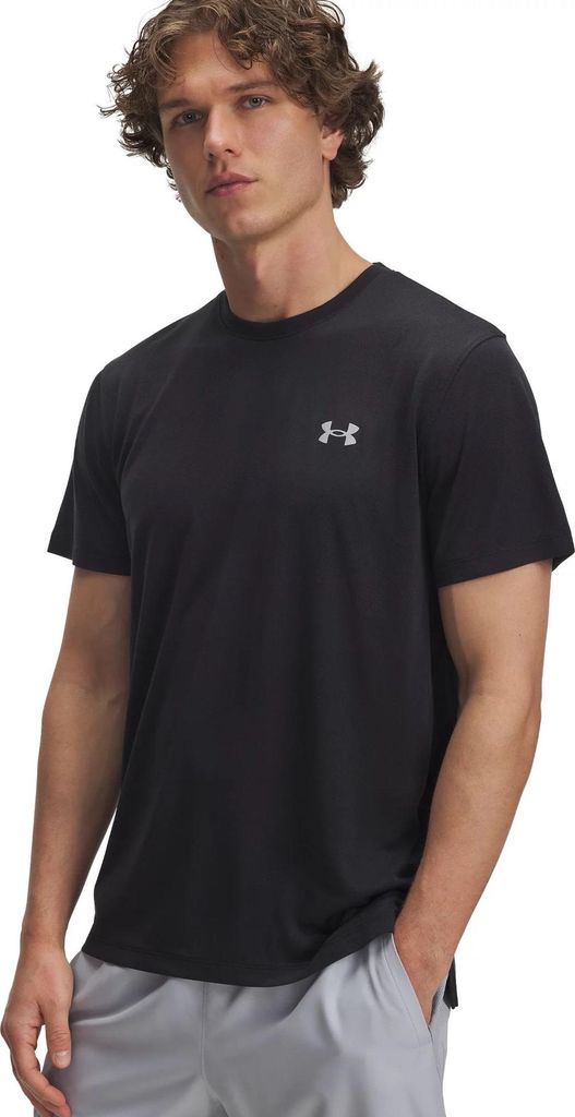 Under Armour Ua Launch Camo Ss - black, Größe:M