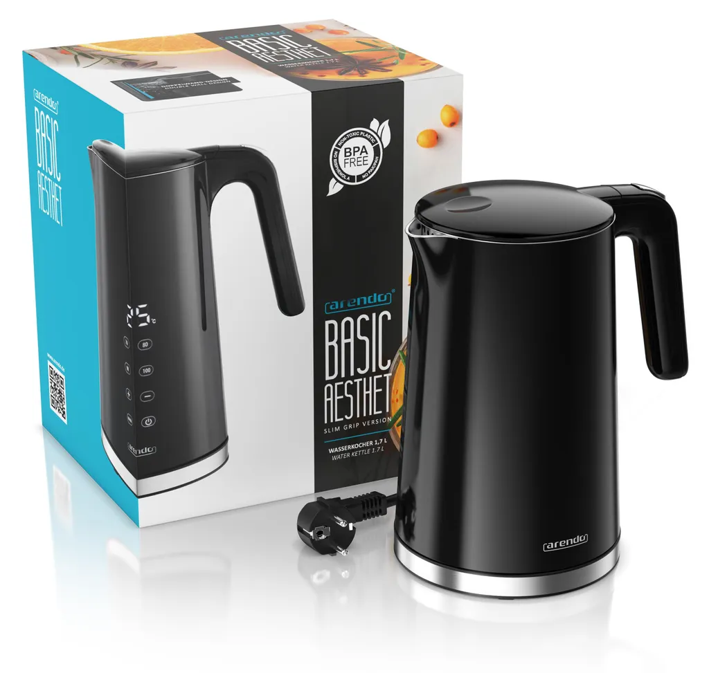 Bouilloire pour Thé et Café à Température Variable Arendo Inox 1,7L - 8