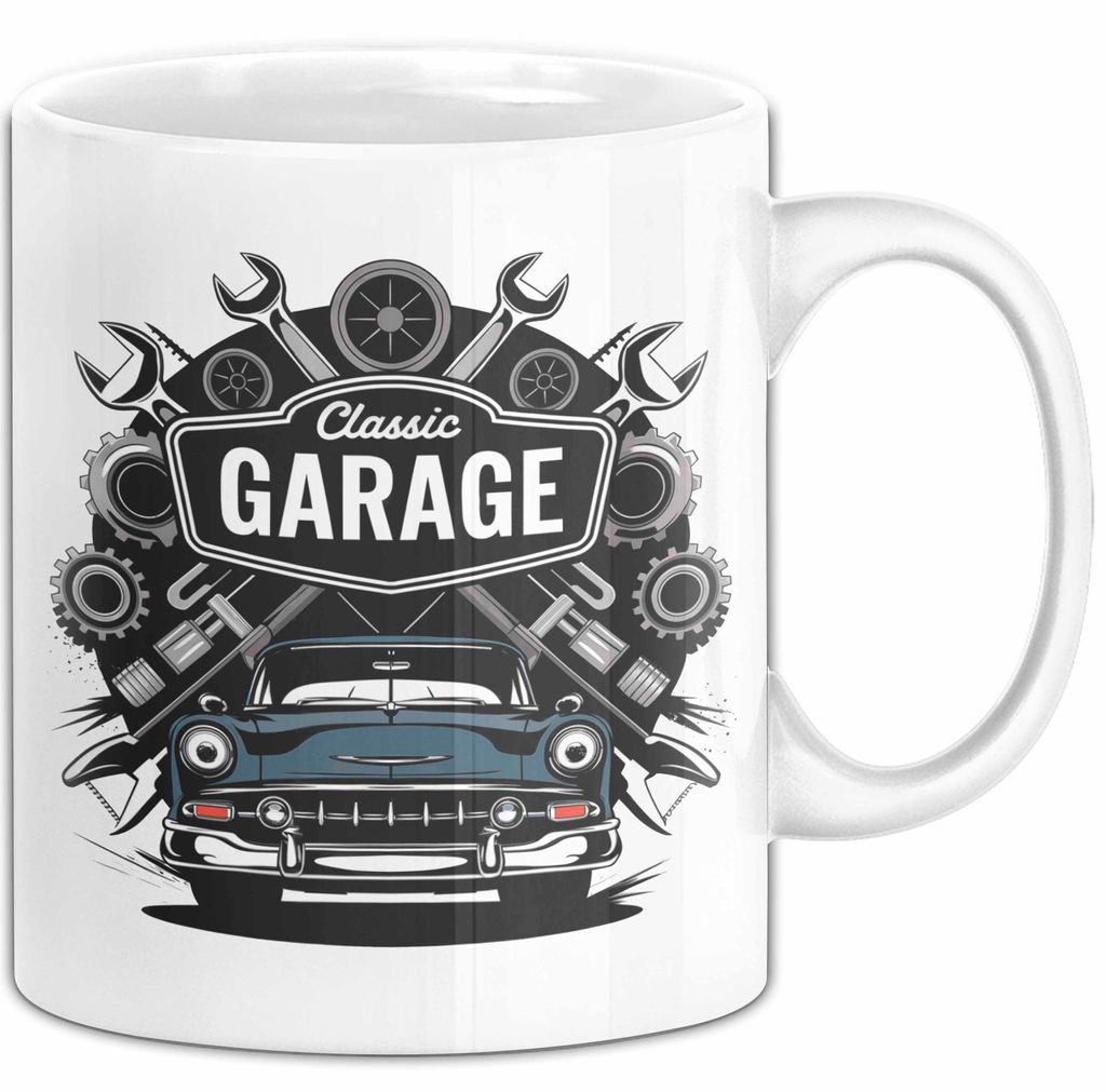 Kfz Mechaniker Tasse Geschenk Lustige Geschenkidee Spruch Für Auto Reparatur Profis (Weiß)