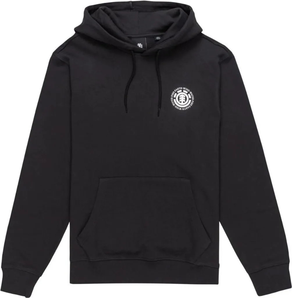 Hoodie Element Seal BP PO Off Black XS en coton bio pour homme et ado