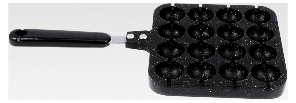 Takoyaki Backblech aus Aluminiumlegierung mit Antihaftbeschichtung für Wachteleier und Oktopusbällchen, leicht zu reinigen, in zufälliger Farbe