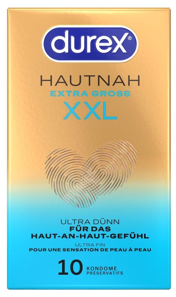 Durex Hautnah Extra Groot, 10 stuks Productafbeelding 