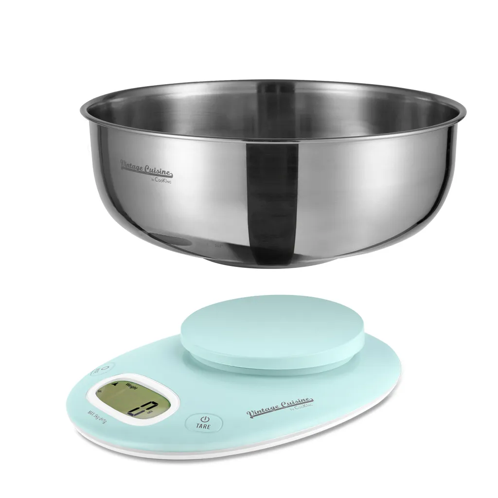 Balance électronique Vintage Cuisine Mint Retro - Capacité 5kg Précise