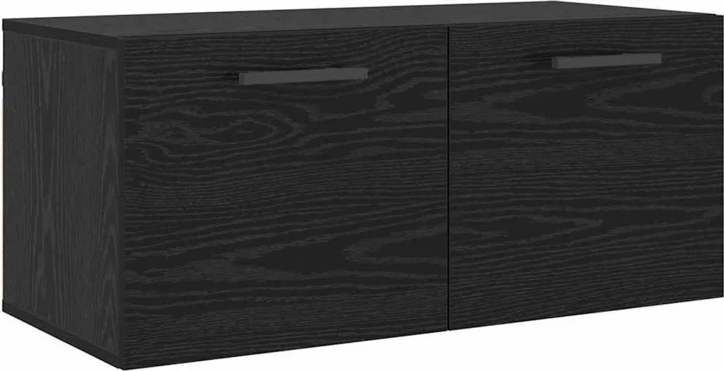SYFAX™ Armadietto a muro Rovere nero 80 x 36.5 x 35 cm