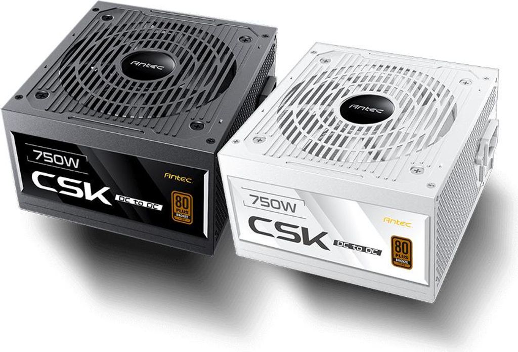 Antec CSK750DC WHITE Netzteil 750 W 24-pin ATX ATX Schwarz
