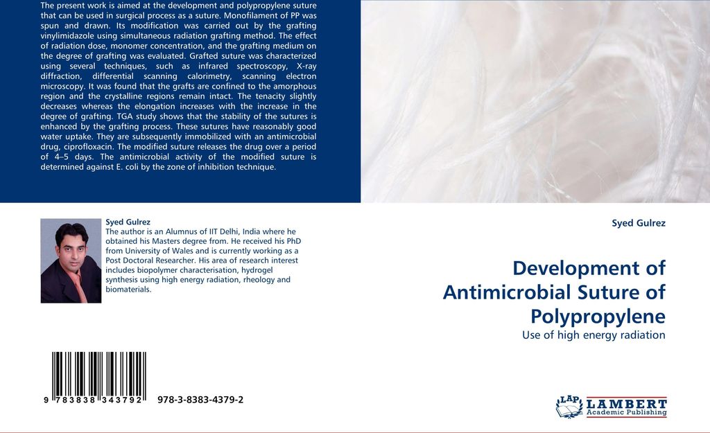 Development of Antimicrobial Suture of Polypropylene