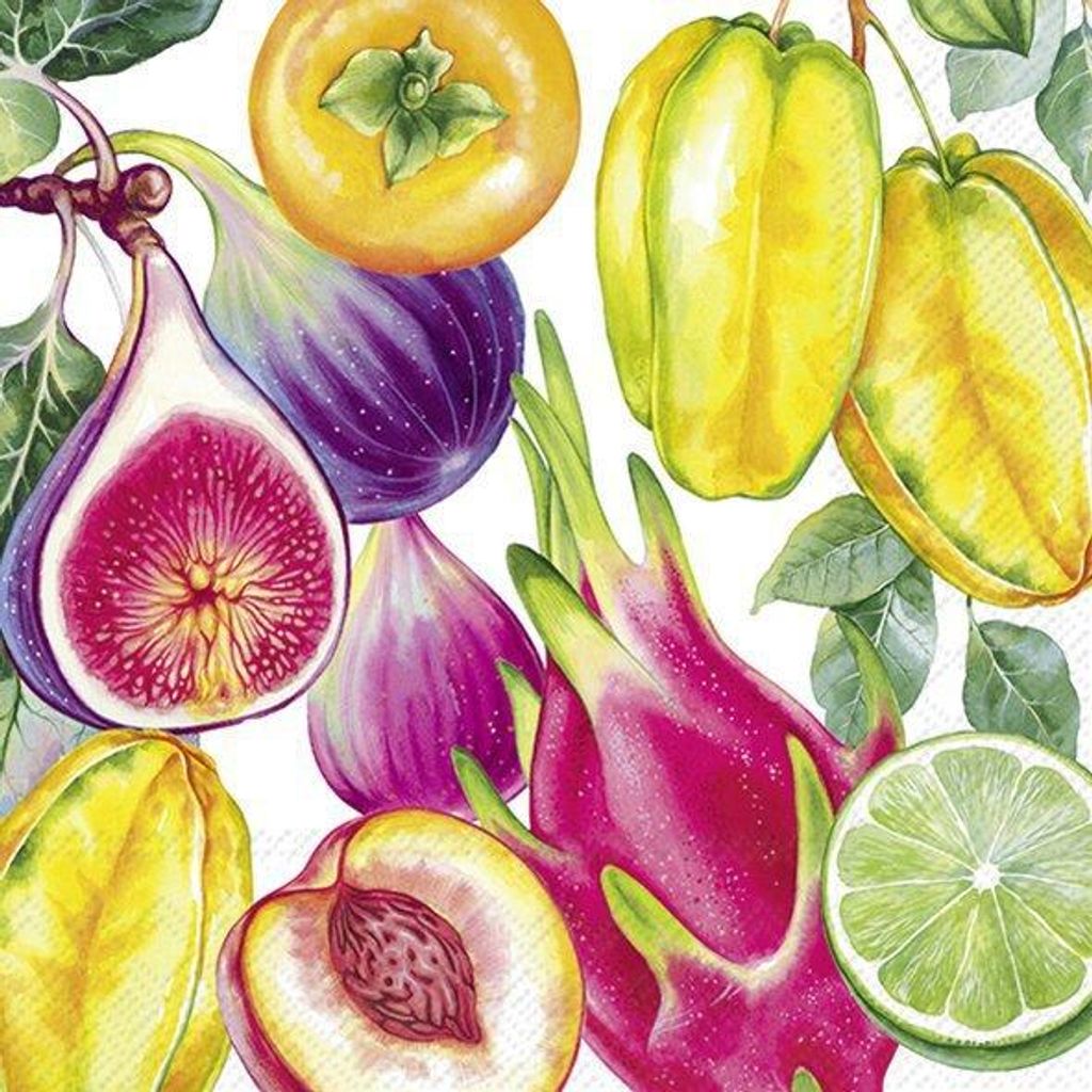 Servietten 33x33 cm - TROPICAL