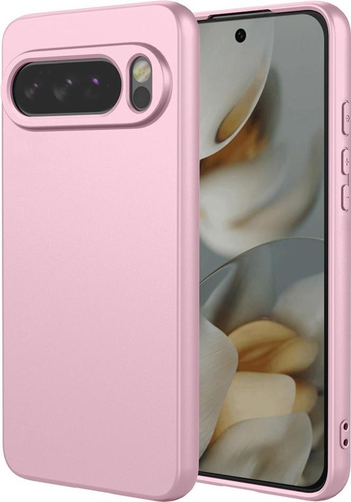 Hülle für Google Pixel 10 Pro XL - Phonesta Soft Silk Silikon Back Cover - Rosa