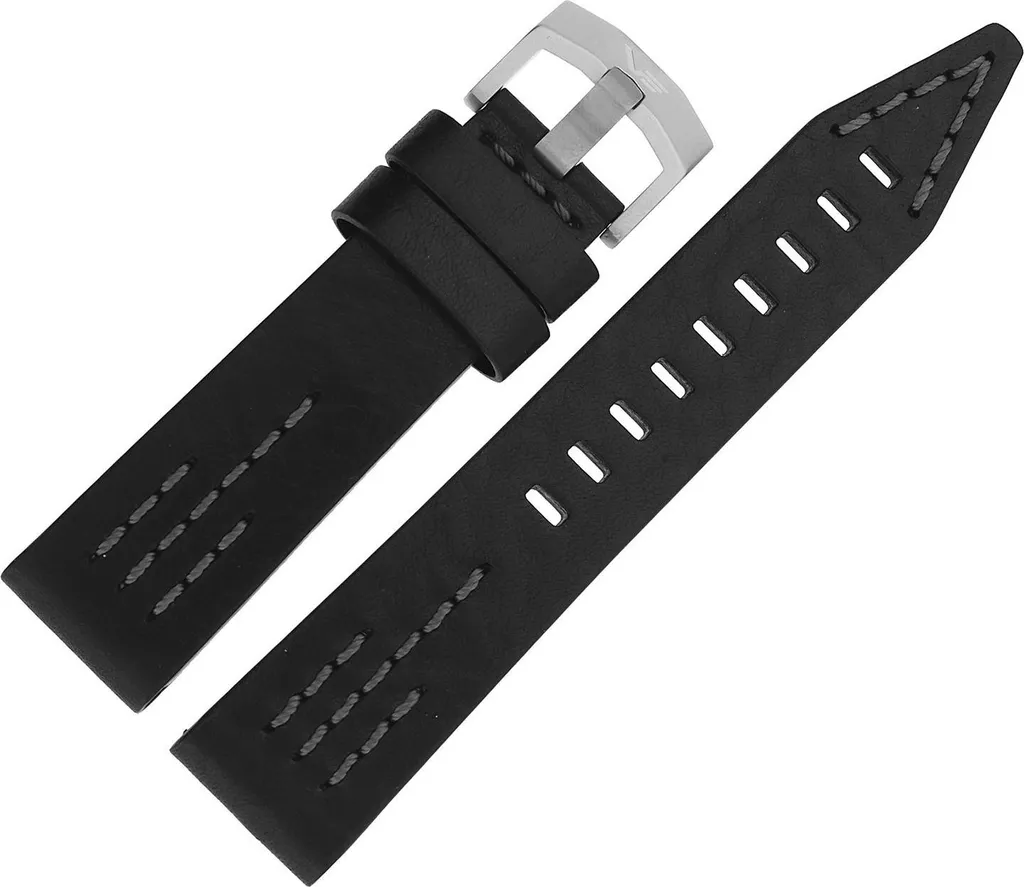 Ceinture Cuir Noir SSN-571 Idéale pour Costume et Tenue de Travail