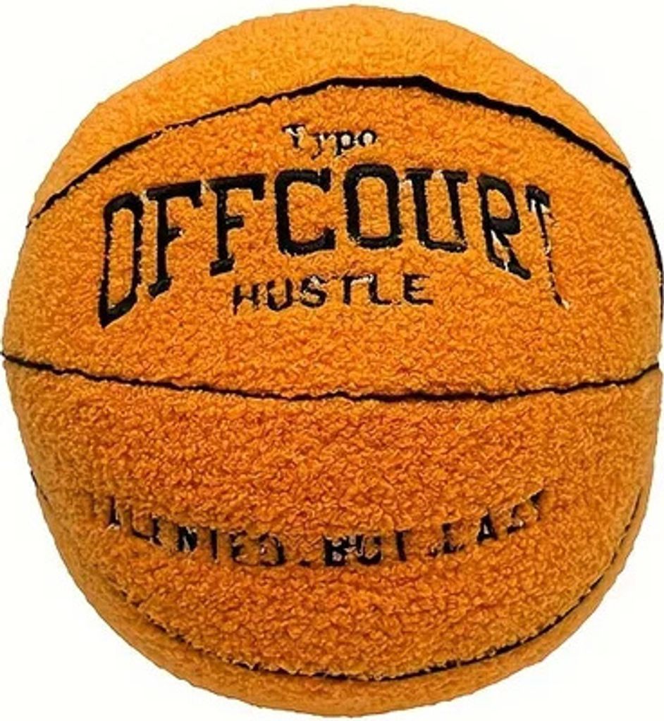 Basketbalový polštář Kawaii / kulatý míč z měkkého plyše Obrázek produktu 1