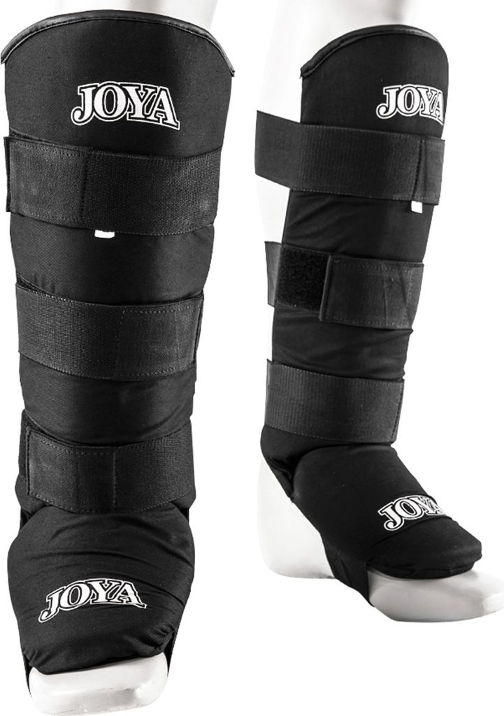 Joya Fightgear - "Velcro" - Scheenbeschermers - Zwart