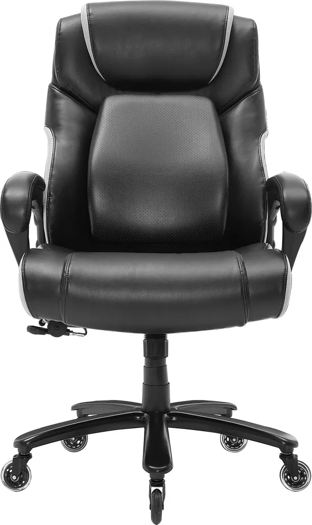 Chaise de bureau pour charges lourdes SucceBuy XXL avec assise large