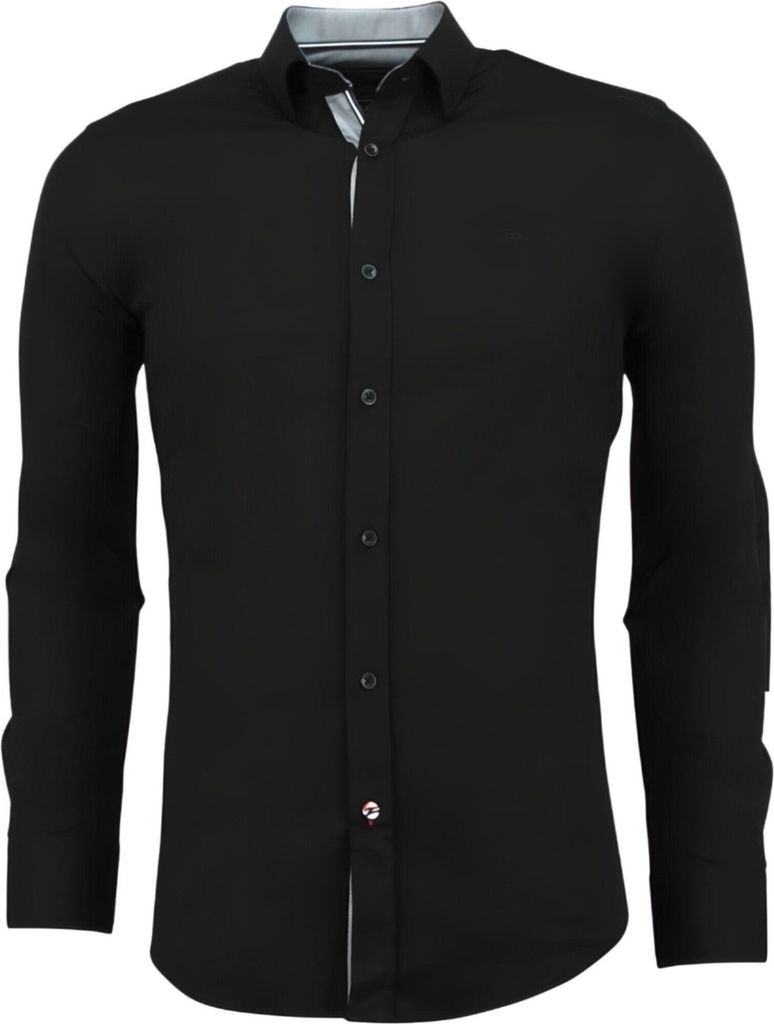 Business Hemden Langarm Coole Bluse - S