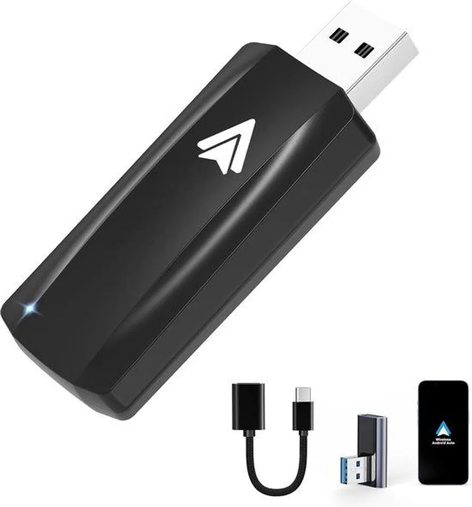 Clé CarPlay sans fil pour Android - Adaptateur universel smartphone USB