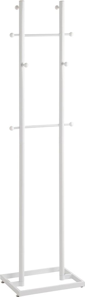 HAKU Garderobenständer weiß - Metall, B/H/T: 45x175x34 cm Produktbild 