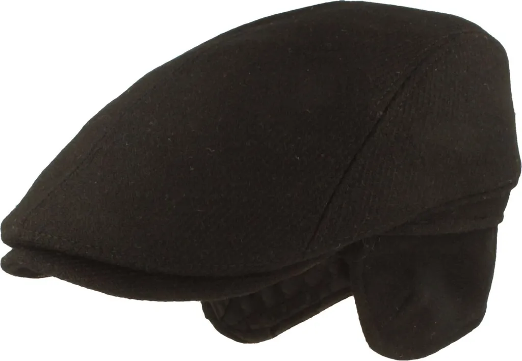 Casquette en laine avec oreillettes Hut-Breiter - Modèle Graphite T58