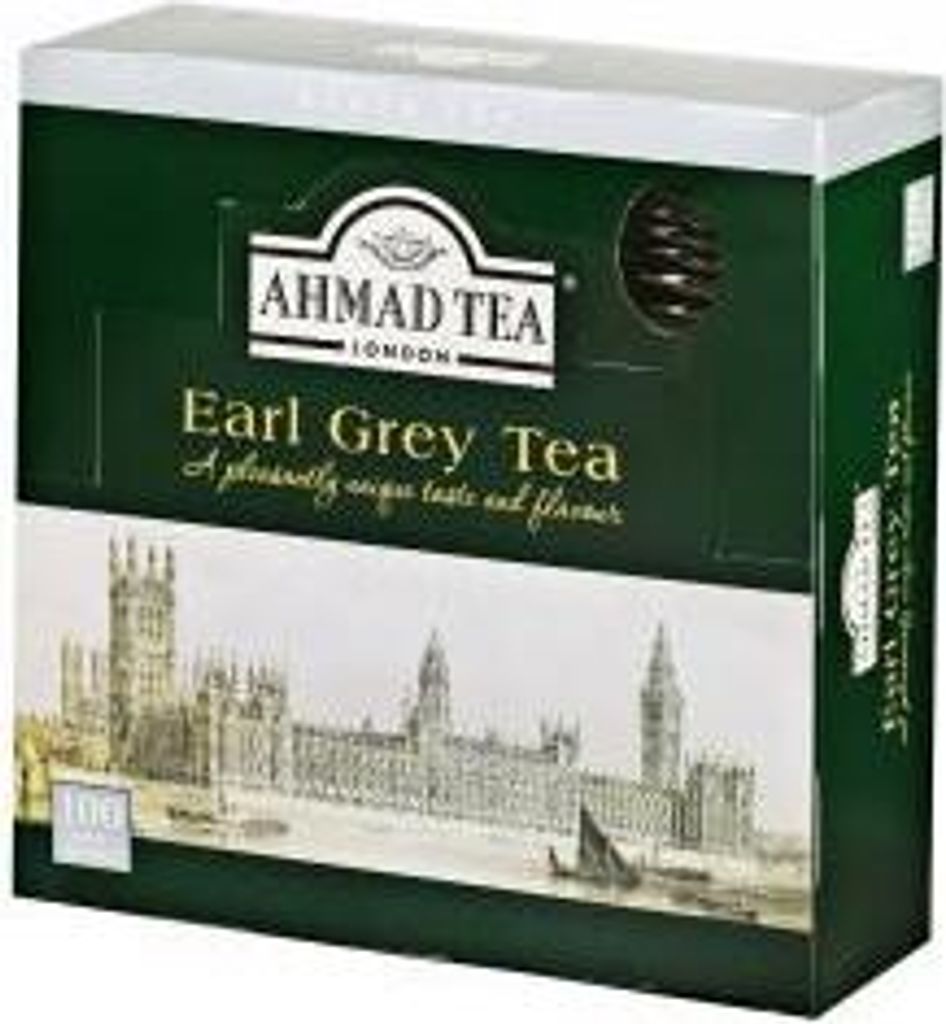 Ahmad Tea - Earl Grey Schwarzer ALU -Beutel- Tee 100 St.