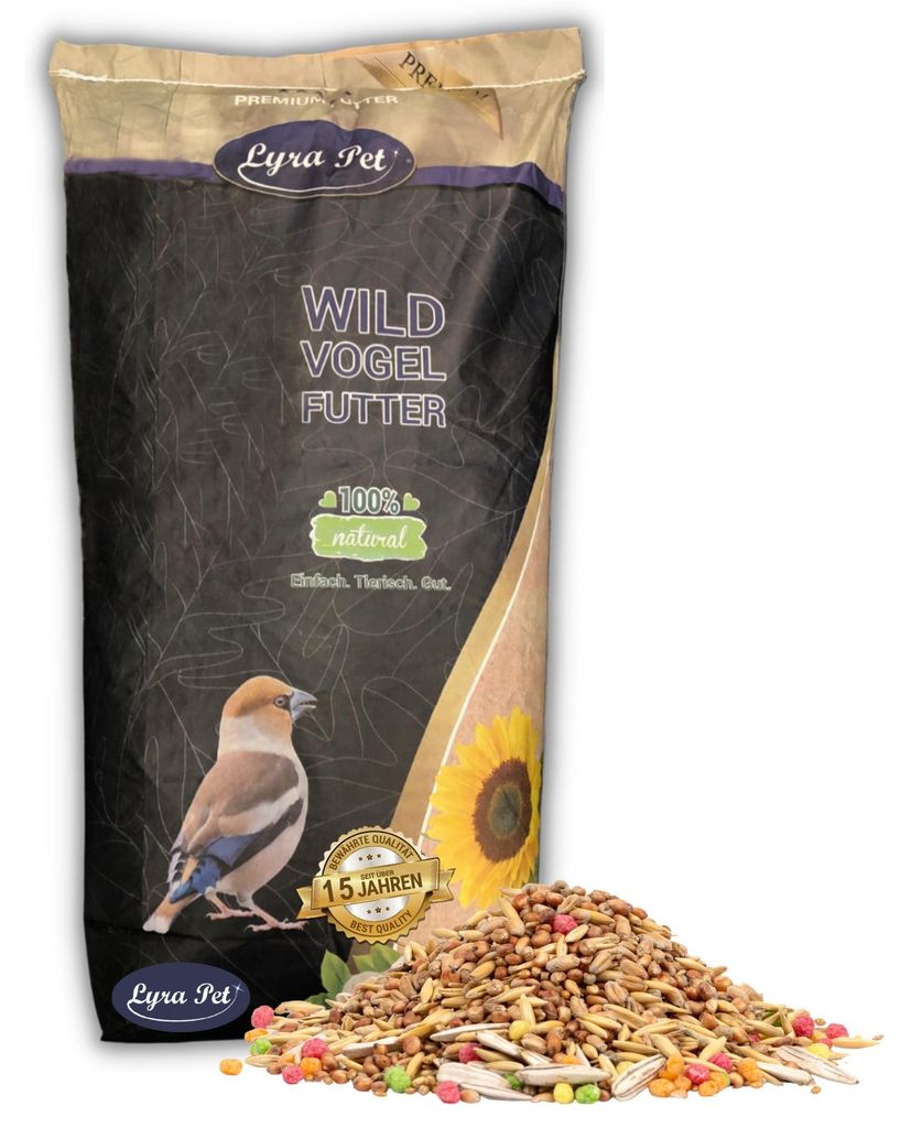 Vitaminreiches Streufutter für Wildvögel, aus reinem Produktbild 