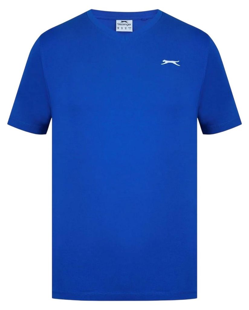 Slazenger - T-Shirt für Herren, Baumwolle GT22231 (L) (Königsblau)