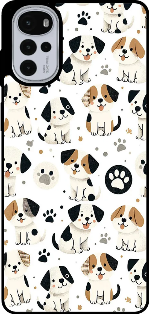 Custodia Motorola Moto G22 con Cane: Cover TPU Morbida e Protettiva