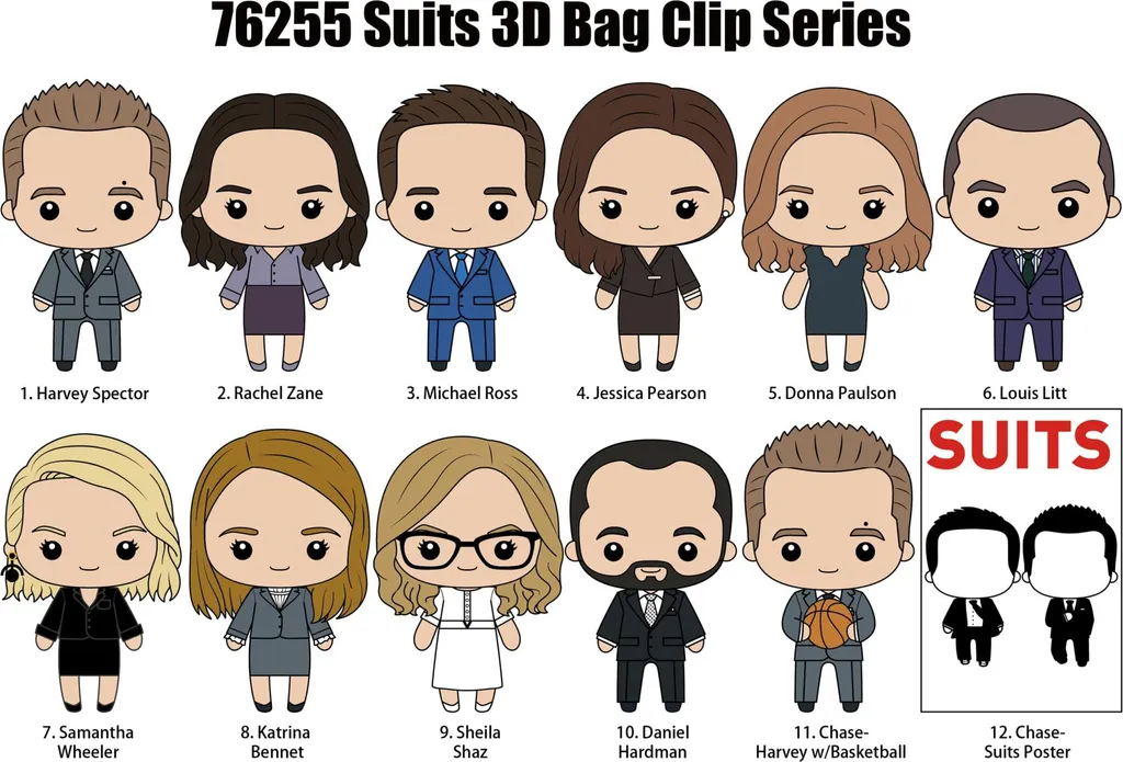 Display 24 Etichette Borse 3D PVC Serie 1 - Mystery Blind Bags Monogram