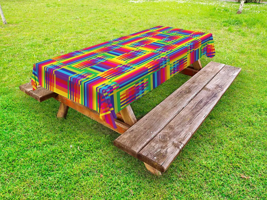 Decorazione Tavola Esterna Rainbow ABAKUHAUS - Stile e Colore 305cm