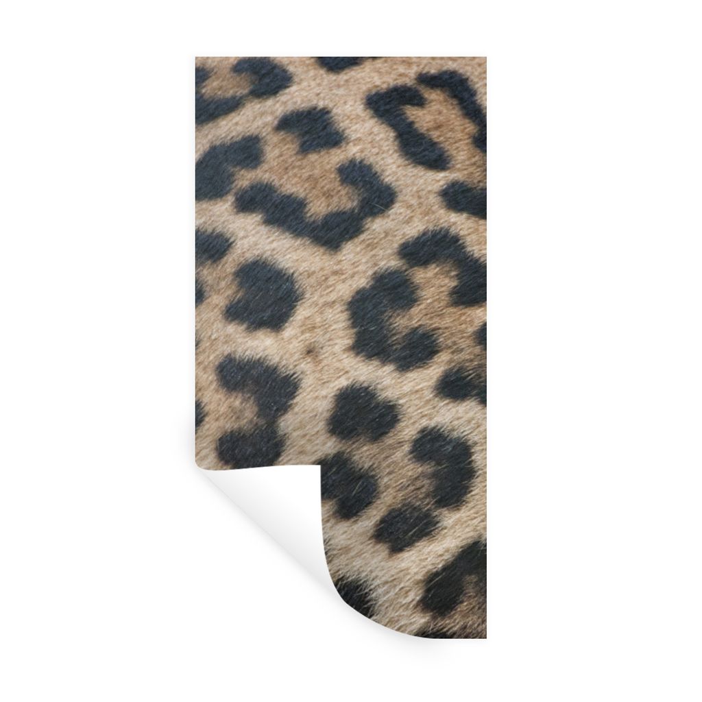 MuchoWow Wandtattoo Wandsticker Wandaufkleber Leopardenmuster 20x40 cm Selbstklebend und Repositionierbar - Selbstklebend - Fototapeten