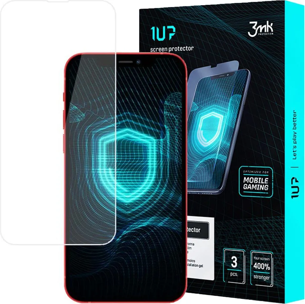 3mk 1UP iPhone 13: Pellicola Protettiva Invisibile e Sottile (3 pz)