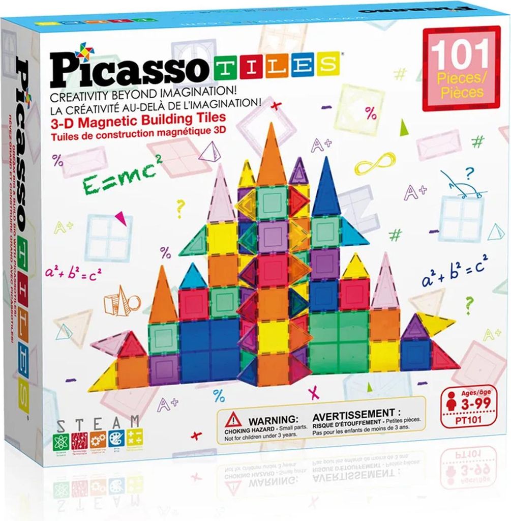 PicassoTiles 3-D Magnetic Tiles, Sada na stavění, 3 Obrázek produktu 