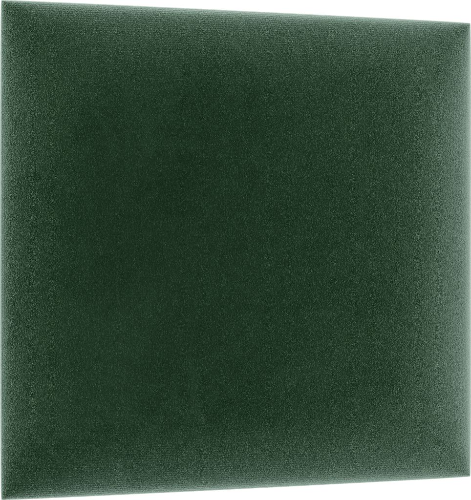 2x sossai Toppa - Wandpaneel gepolstert, Quadrat 30 x 30 cm, Grün