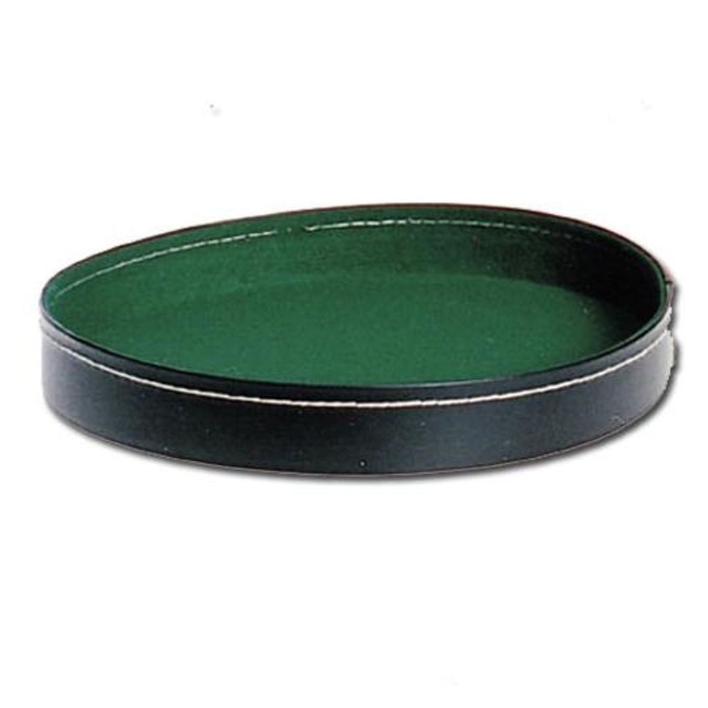 Doska na kocky Okrúhla 26cm doska na kocky čierna s Obrázok produktu 