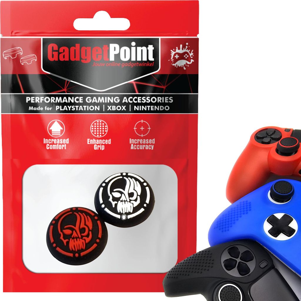 Thumbgrips - Thumb Grips voor PlayStation, PS5, Xbox X/S, One & Switch Pro Controller - Gaming Thumbgrips - Performance Anti-Slip Thumbsticks - Bes...