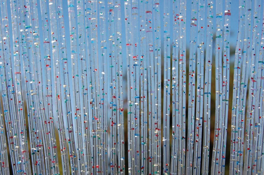 La Tenda VINCI 1 Streifenvorhang transparent,Maße:100 x 230 cm