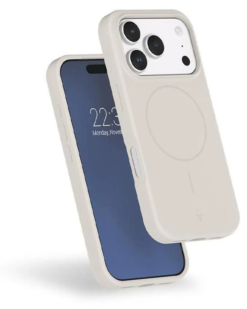 Coque Silicone Magsafe iPhone 17 Pro Blanc avec Protection Renforcée