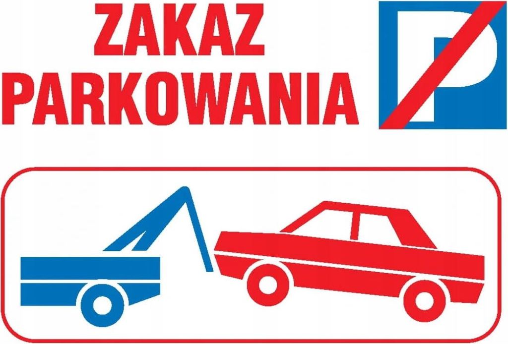 ZI-20 - SCHILD - Parkverbot - Abschleppzeichnung
