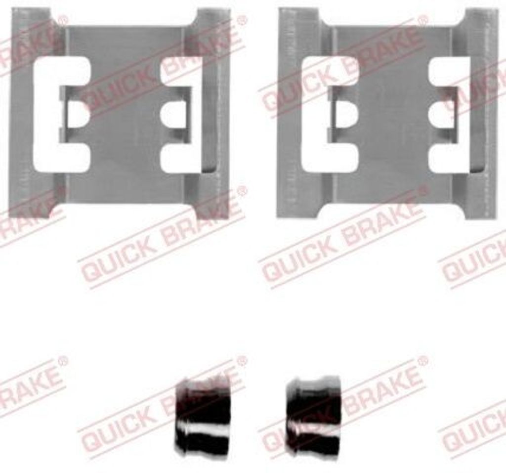 QUICK BRAKE 109-1145 Zubehörsatz Scheibenbremsbelag Vorne für FORD TRANSIT MK-5 Bus (E) Transit Mk4 Pritsche/Fahrgestell (VE83) TRANSIT MK-5 Kasten