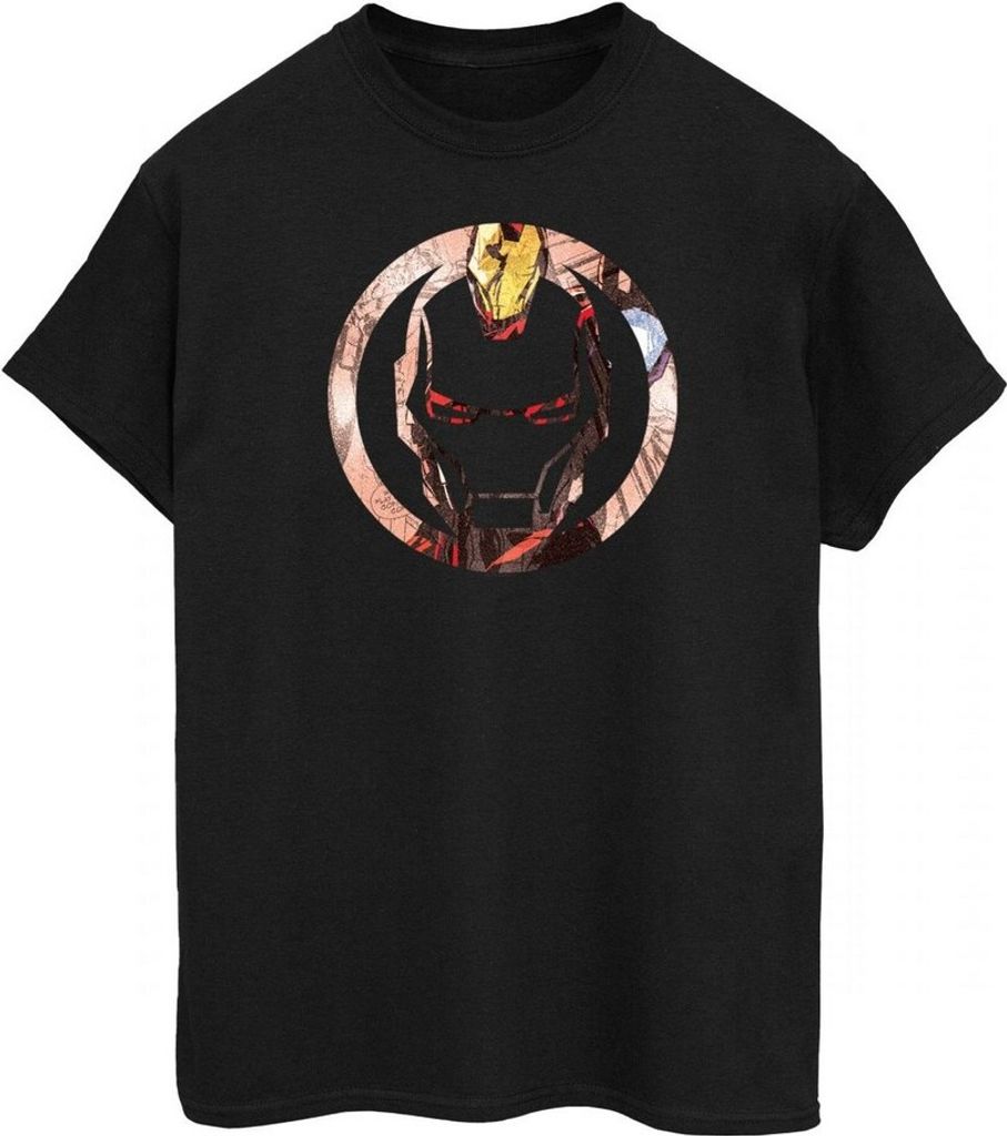 Iron Man - T-Shirt für Herren/Damen Uni BI360 (3XL) (Schwarz)