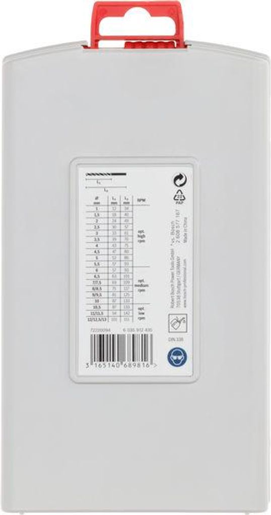 PRO Metal HSS-G Spiralbohrer Set, 25-tlg.