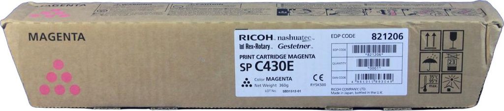 Ricoh Magenta - original - Tonerpatrone - für