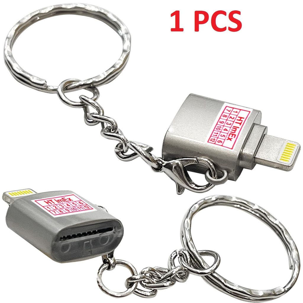 USB Micro SD OTG Adapter Kartenleser Speicherkartenleser kompatibel mit iPhone Smartphone